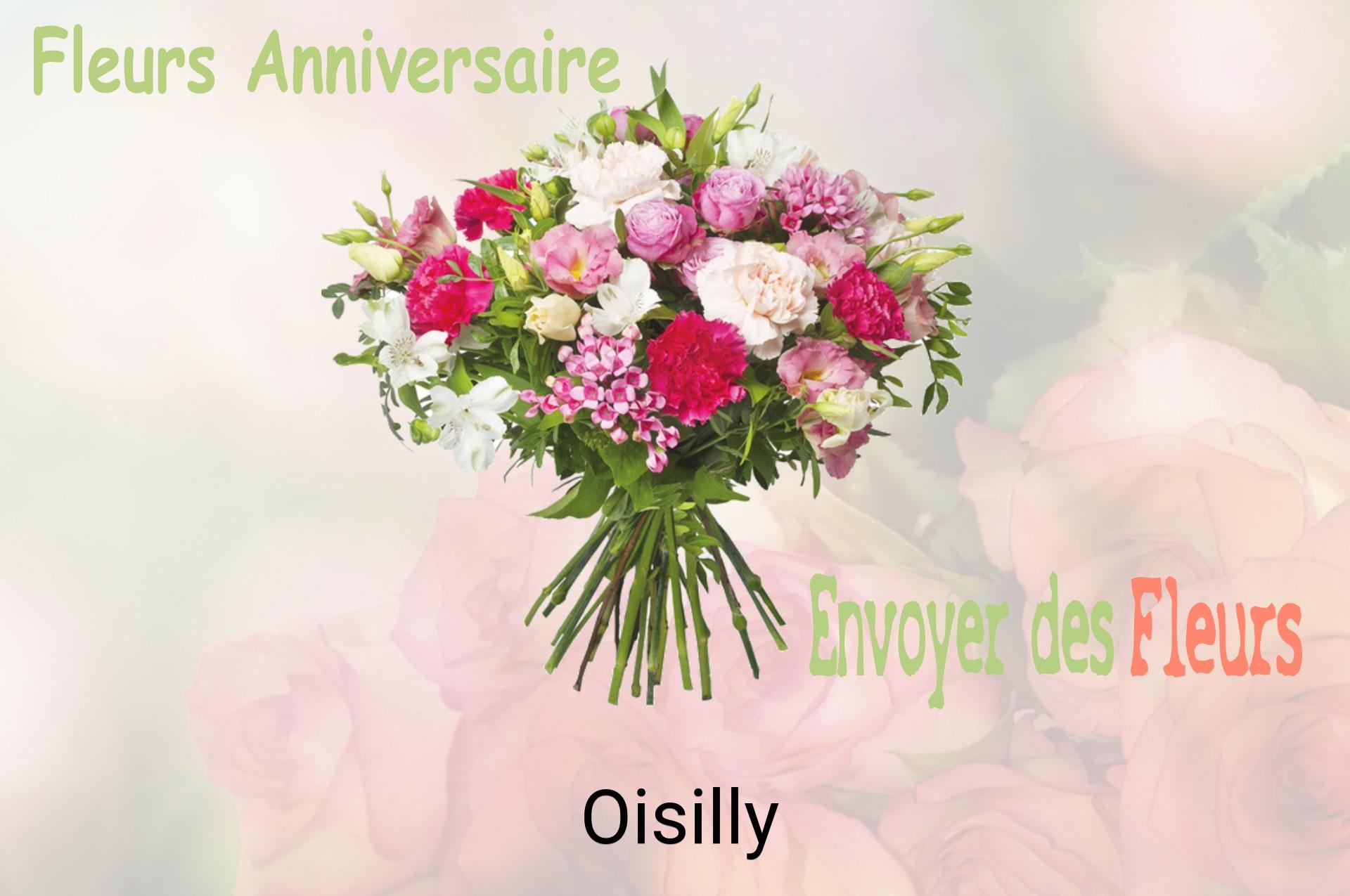 Bouquet de fleurs d’anniversaire livré à Oisilly